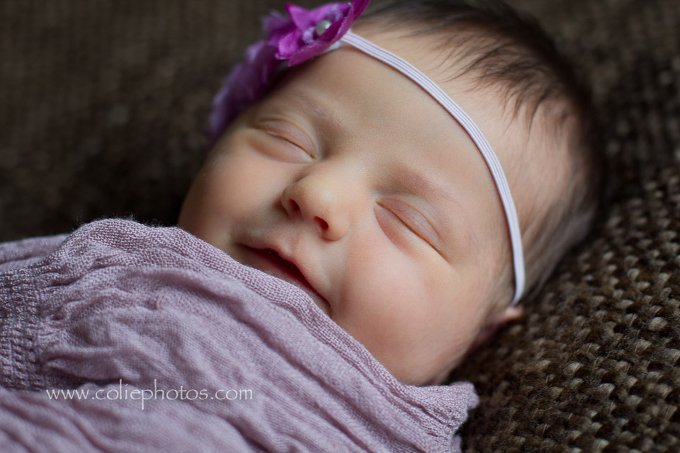 newborn photography smiling