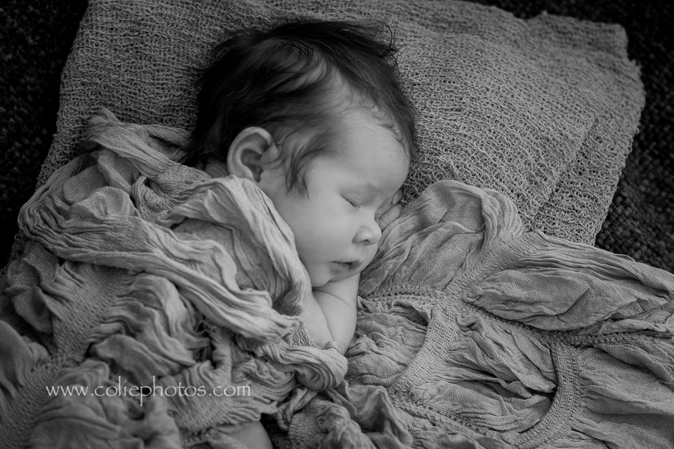 Newborn Photography Black & White