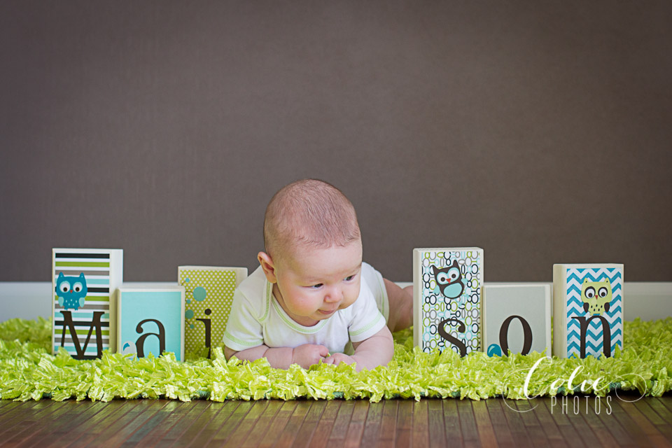 3 month picture with name